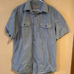 Carhartt short sleeve button up polo
